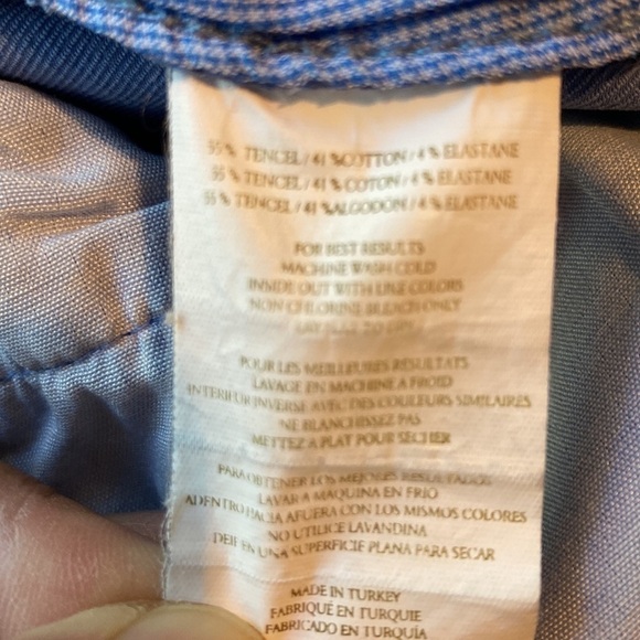 Peter Millar, men’s cotton shorts light blue size 33 - Picture 6 of 7